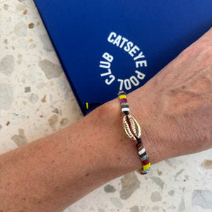 Cochella Shell Bracelet - Charcoal