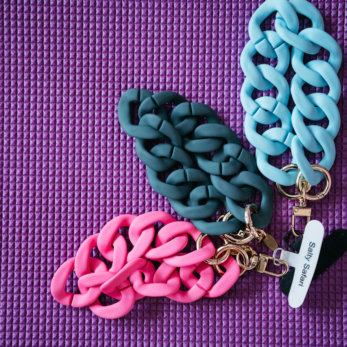 Santorini Key Ring / Phone Charm - Teal