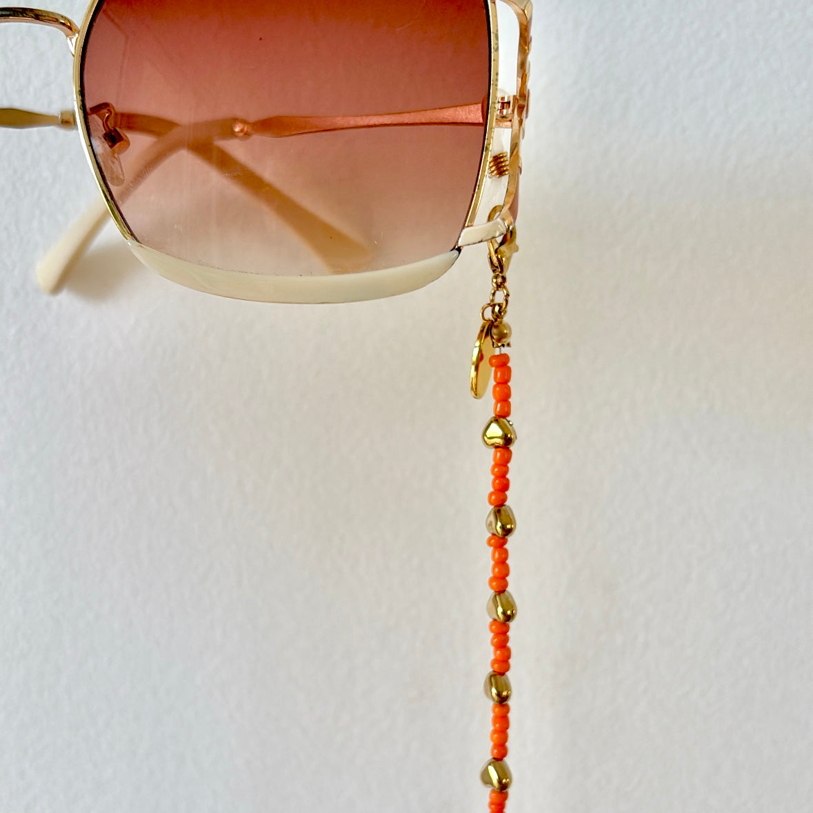 Love Sunglass Chain Tangerine