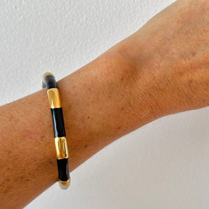 Manhattan Gold & Black Cuff