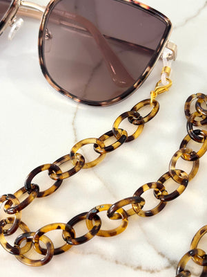 Bondi Glasses Chain Tortoiseshell