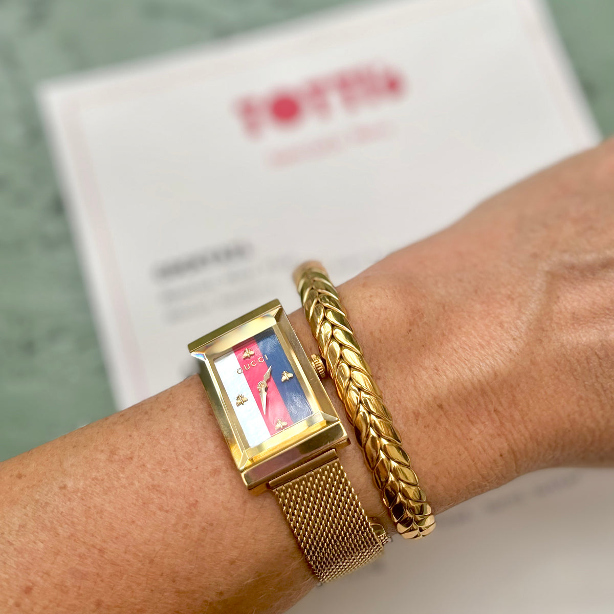 Cluster-Delicate Pop of Colour & Rich Golds - ALL 3 bracelets