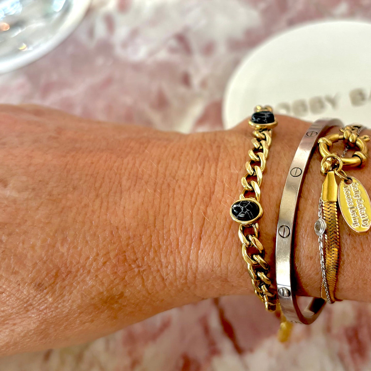 Vale Gold Bracelet Midnight