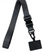 Canvas cross body phone strap - Black