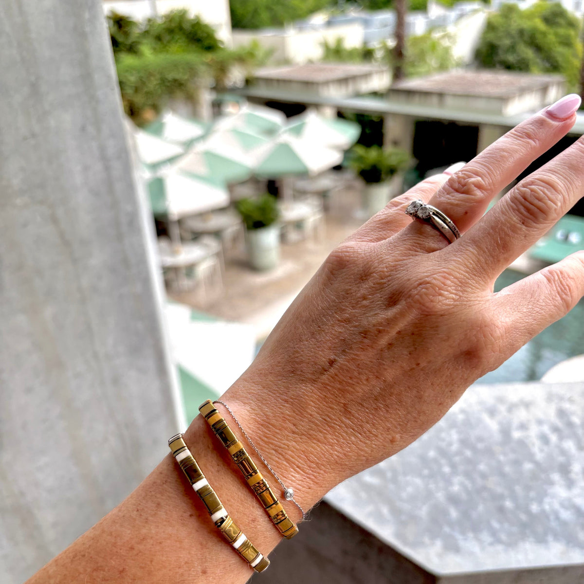 Ibiza Bracelet Cleopatra Gold with Caramel Tones