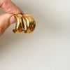Gold Chubby Hoop Earrings