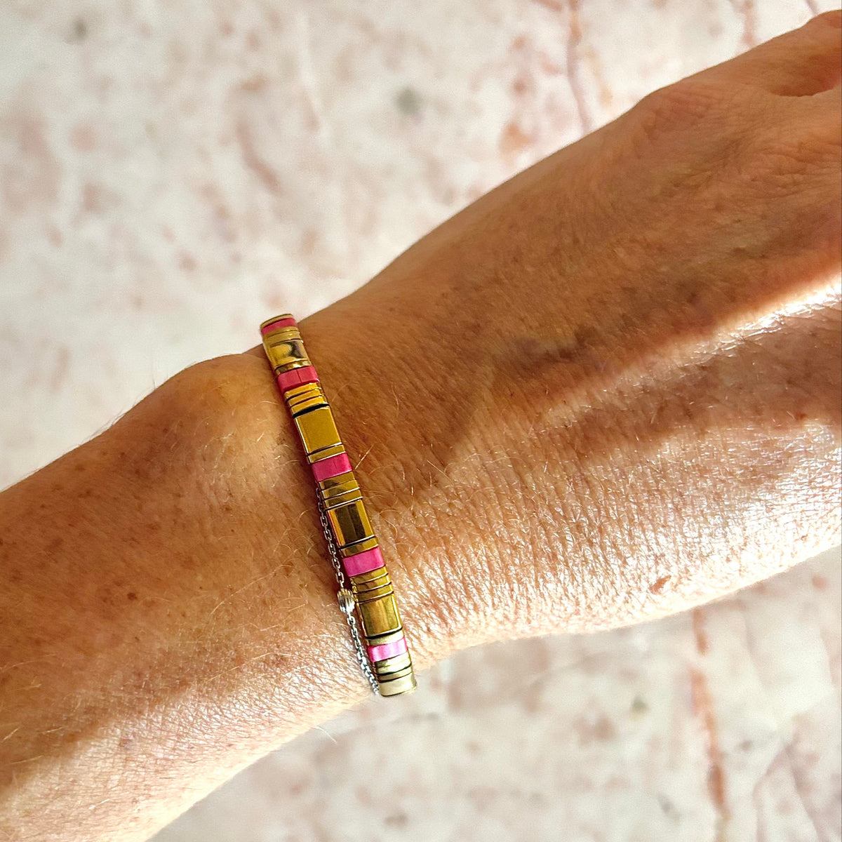 Ibiza Bracelet Cleopatra Gold with Candy