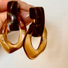 70s Retro Resin Earings