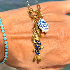 Sicilian Shores charm necklace - Ocean Charms