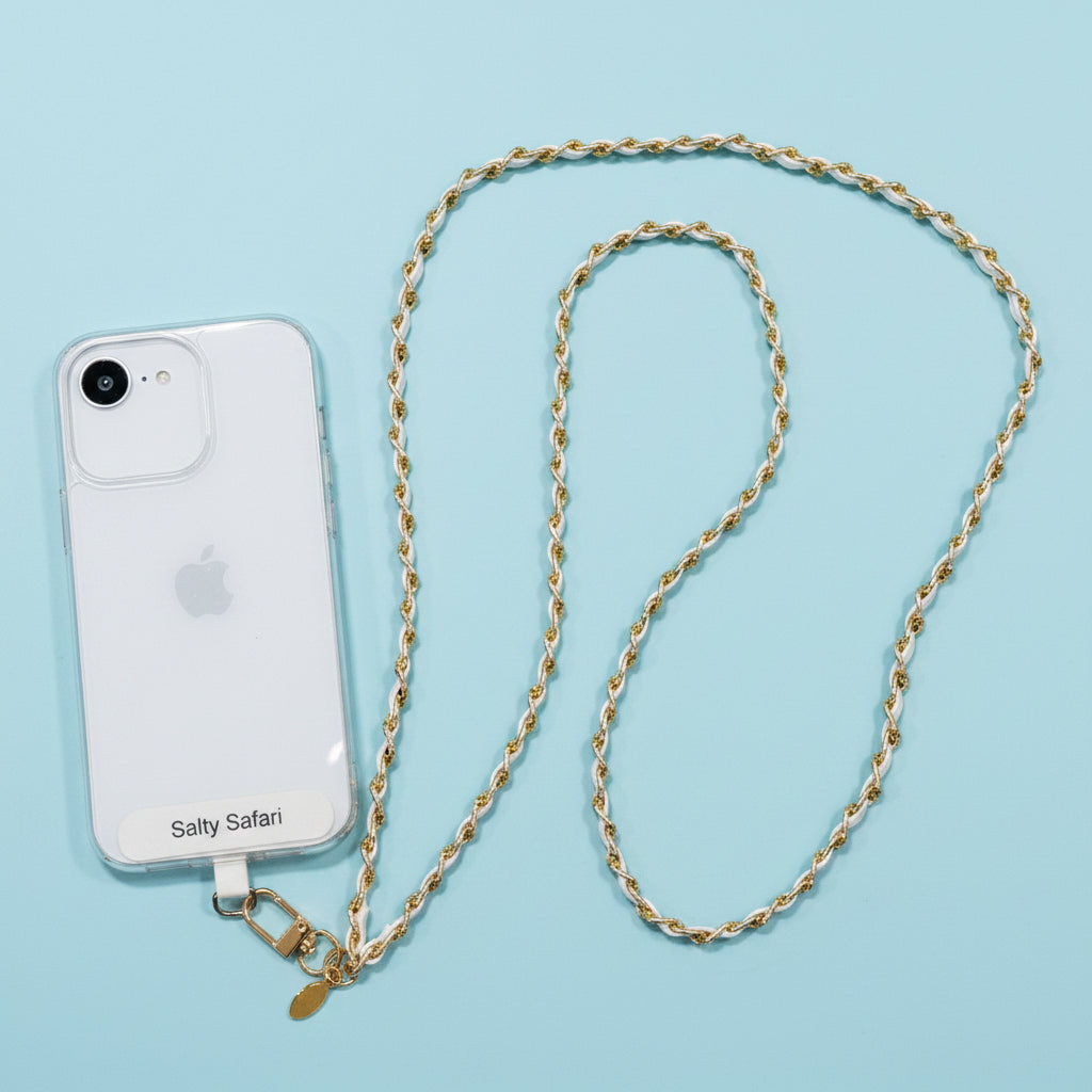 Cross body phone strap - Coco Snow