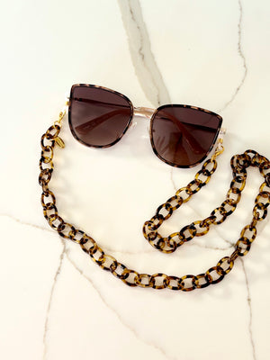 Bondi Glasses Chain Tortoiseshell