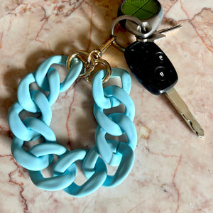 Santorini Key Ring / Phone Charm - Turquoise