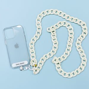 Cross body phone strap - Snow