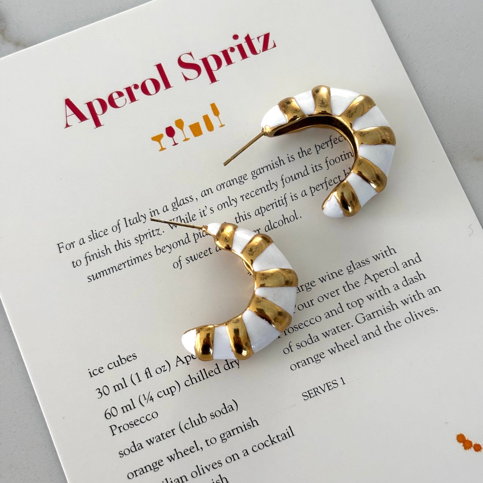 Roxi Earrings Snow White