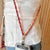 Coco Cross body phone strap - Red