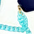 Capri cross body phone strap - Sky Blue