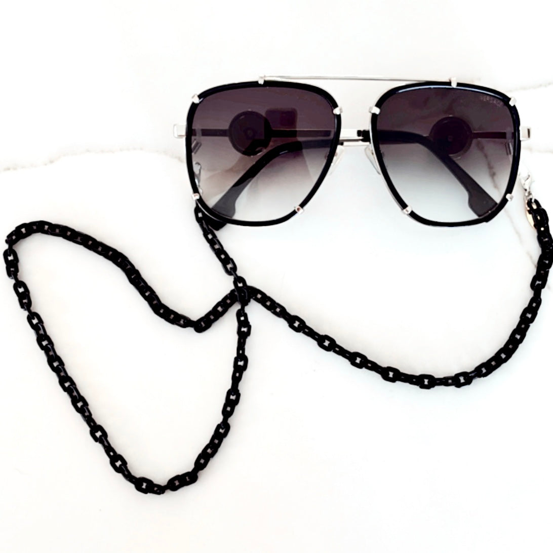 Nikki Beach Club Glasses Chain Midnight
