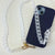 Capri cross body phone strap - Snow
