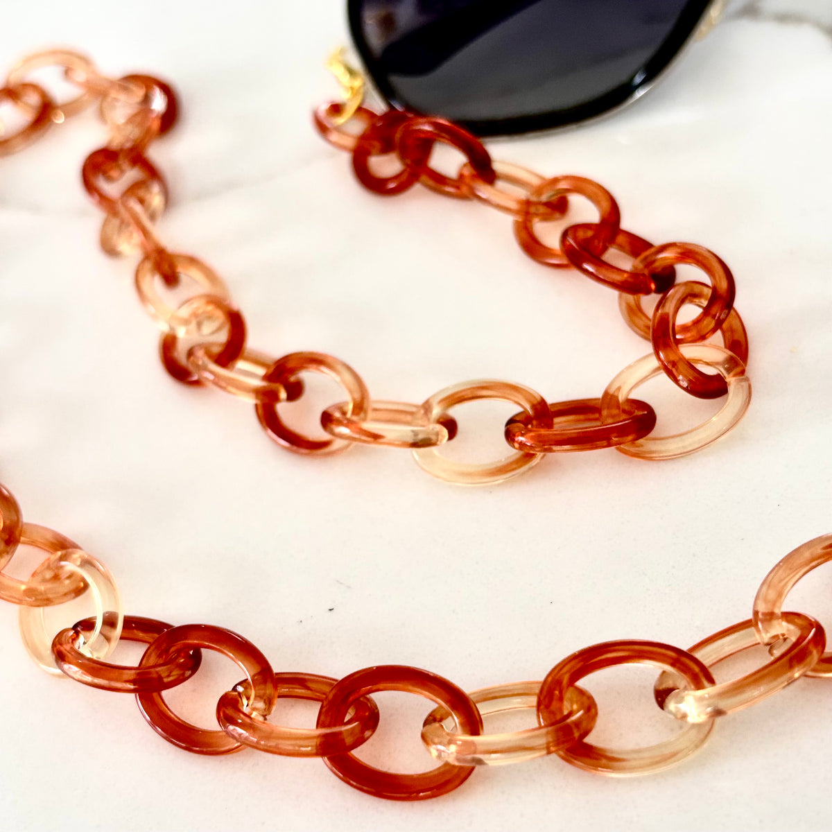 Bondi Glasses Chain Rust