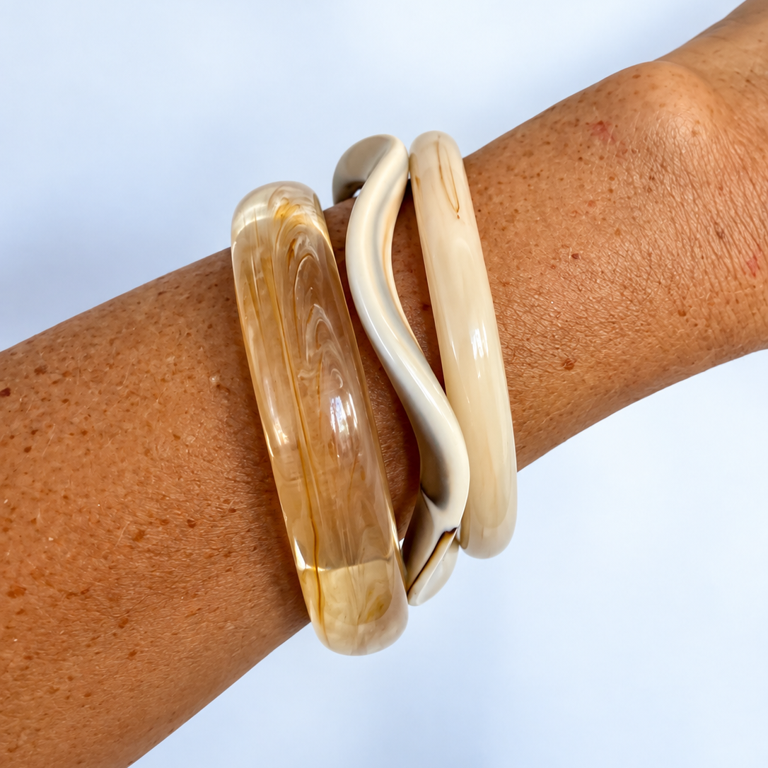 Sandy Toes Bangle Stack