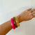 Medium Resin Bangle - Pink