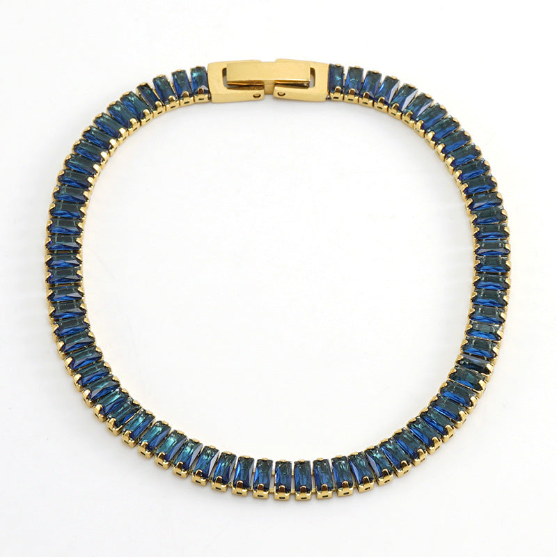 Kristy Tennis Bracelet Navy