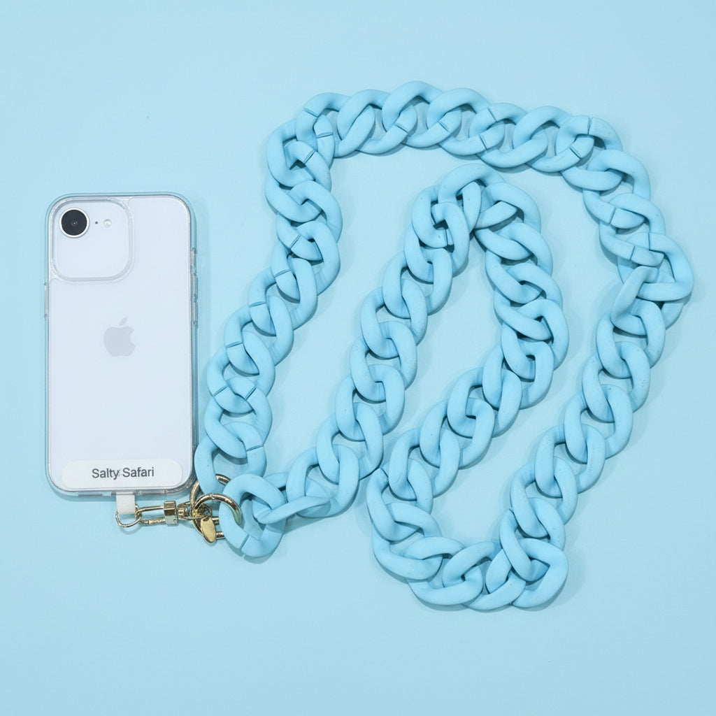 Santorini Cross Body Phone Strap - Turquoise