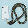 Cross body phone strap - Dark Tortishell