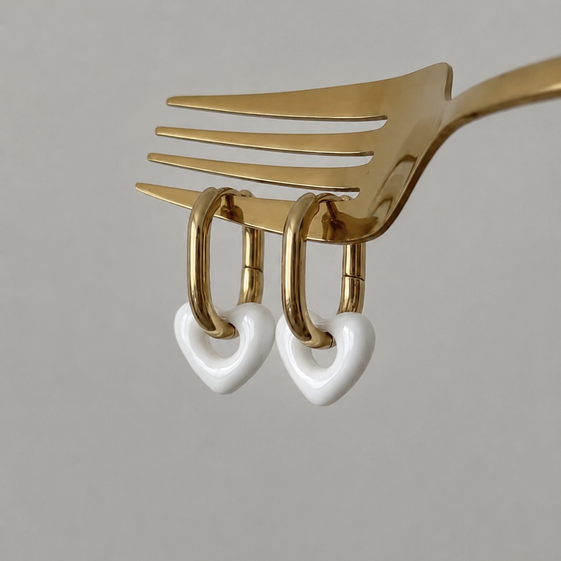 Sophia Gold Heart Earrings