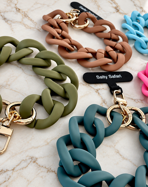 Santorini Key Ring / Phone Charm - Tan