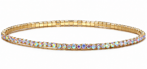 Rosa, gold metallic sparkle