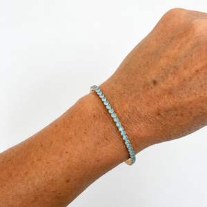 Billi Tennis Bracelet Sea Blue