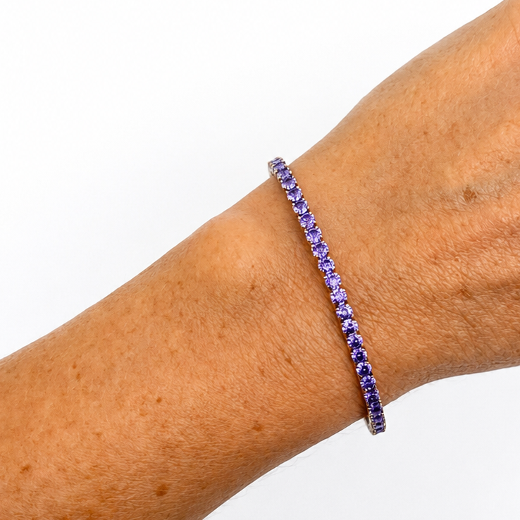 Billi Tennis Bracelet Lilac