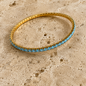 Billi Tennis Bracelet Sea Blue
