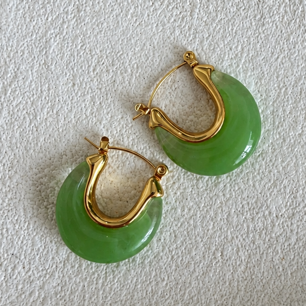 Azure earring lime