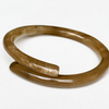 Wrapped Resin Bangle - Taupe