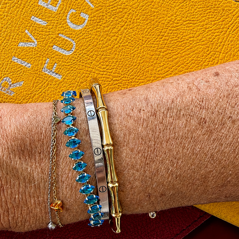 Mila Tennis Bracelet Ocean
