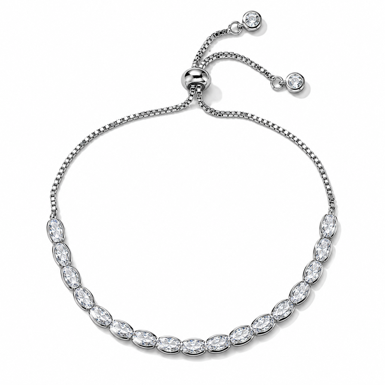 Sia Tennis Bracelet Silver