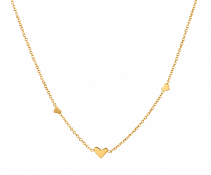 Delicate Valentine Necklace 18k gold