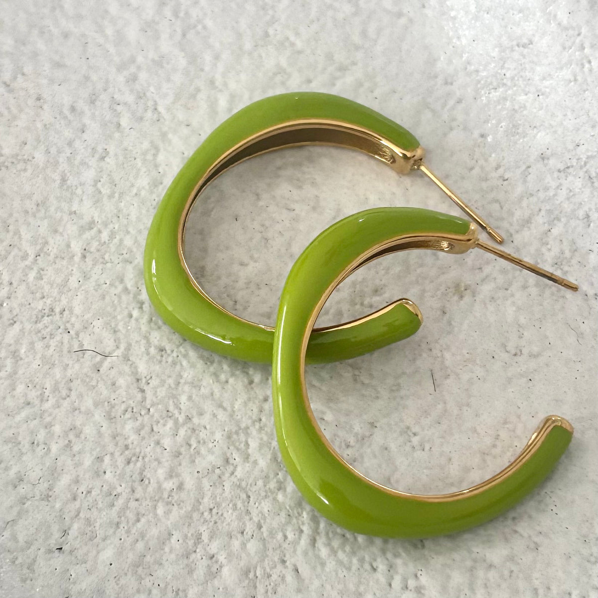 St Tropez Hoops - Lime