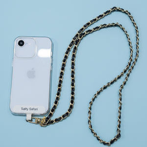 Cross body phone strap - Coco Black