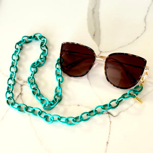 Bondi Glasses Chain Turquoise