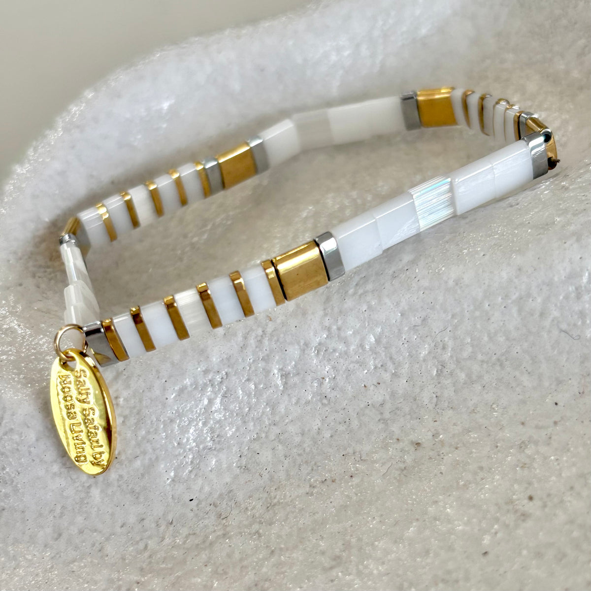 Ibiza - Bright white & mixed metals