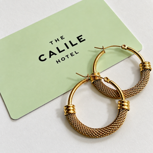 Bohemium Luxe Gold Hoop Earrings