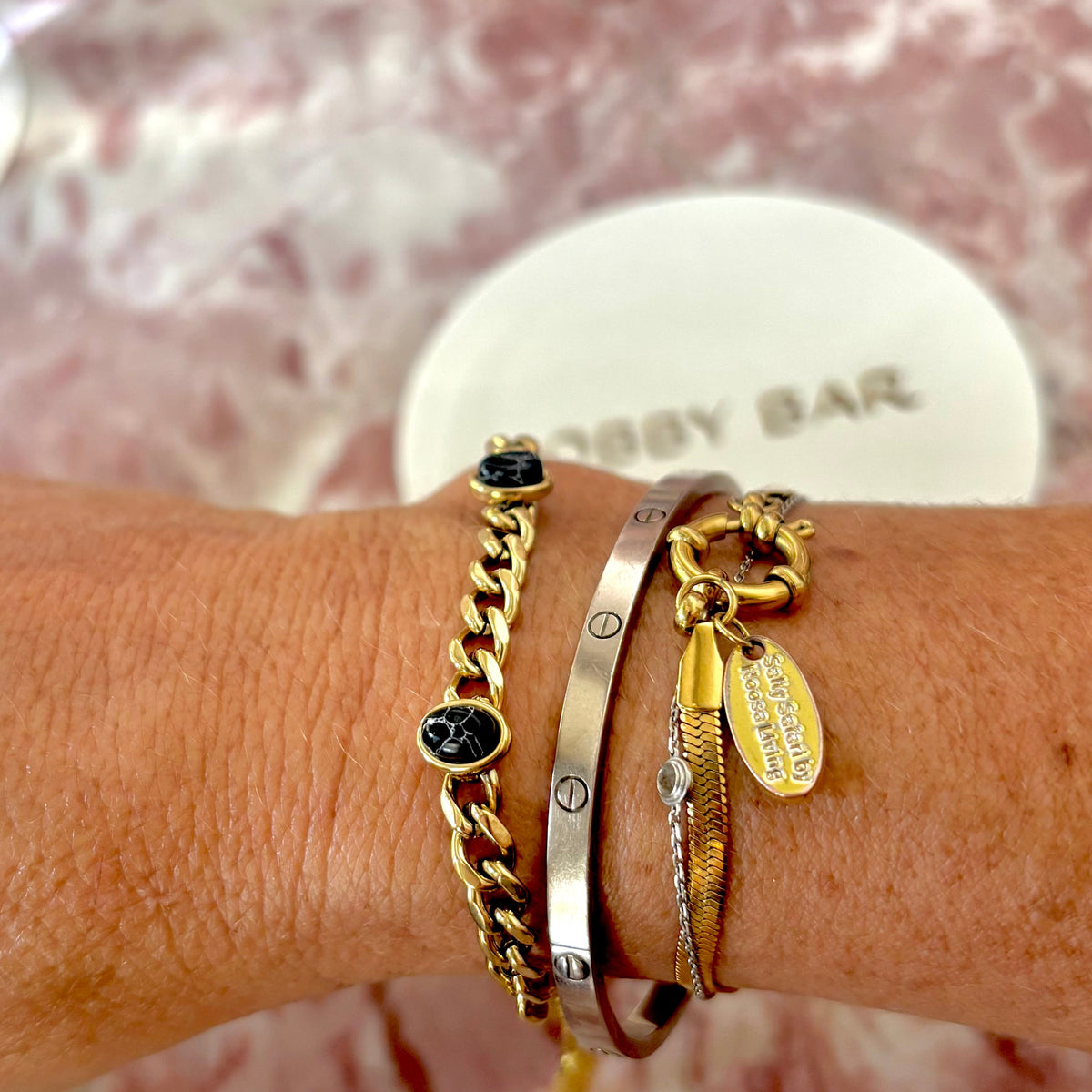 Snake Chain Gold Bracelet