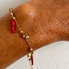 Sicilian Horns Charm Bracelet