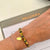 Ibiza Bracelet - Cleopatra Gold with Deep Dark Turquoise