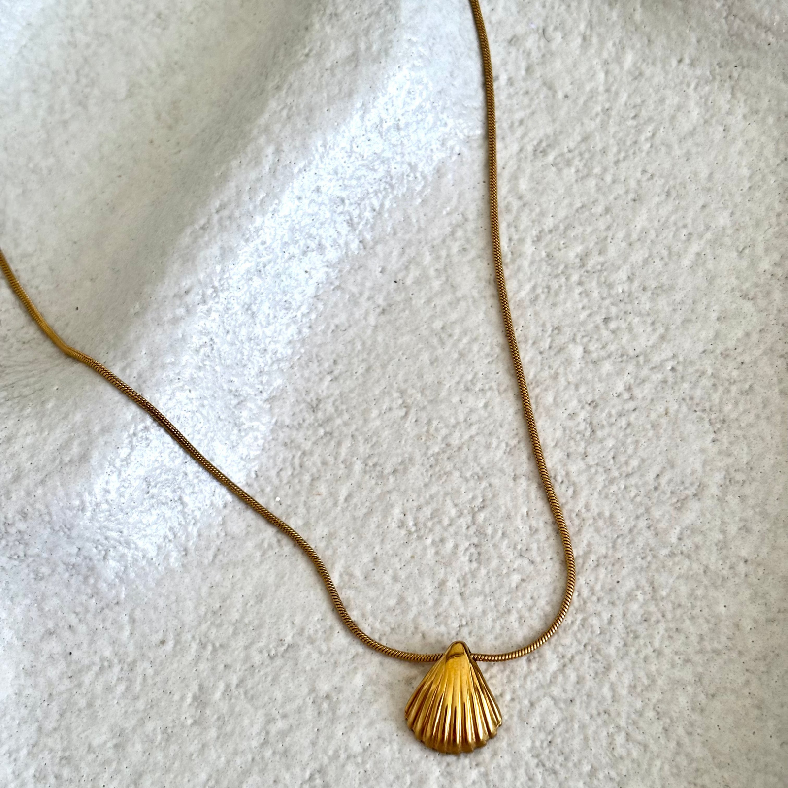 Sea Shells Gold Necklace