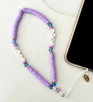 LOVE Phone Charm - Lilac