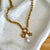 Sicilian charm necklace Pearl Detail